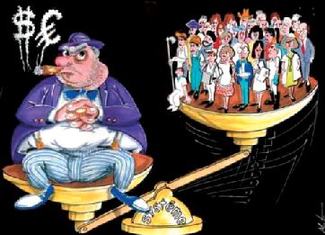 Cochon sur une balance