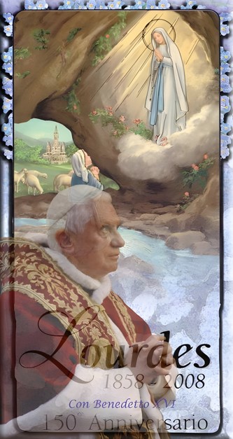 Pape Benoît XVI Lourdes