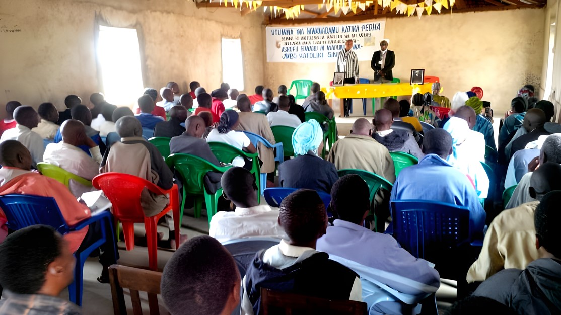 Réunion à la paroisse Saint Luc d’Itaja