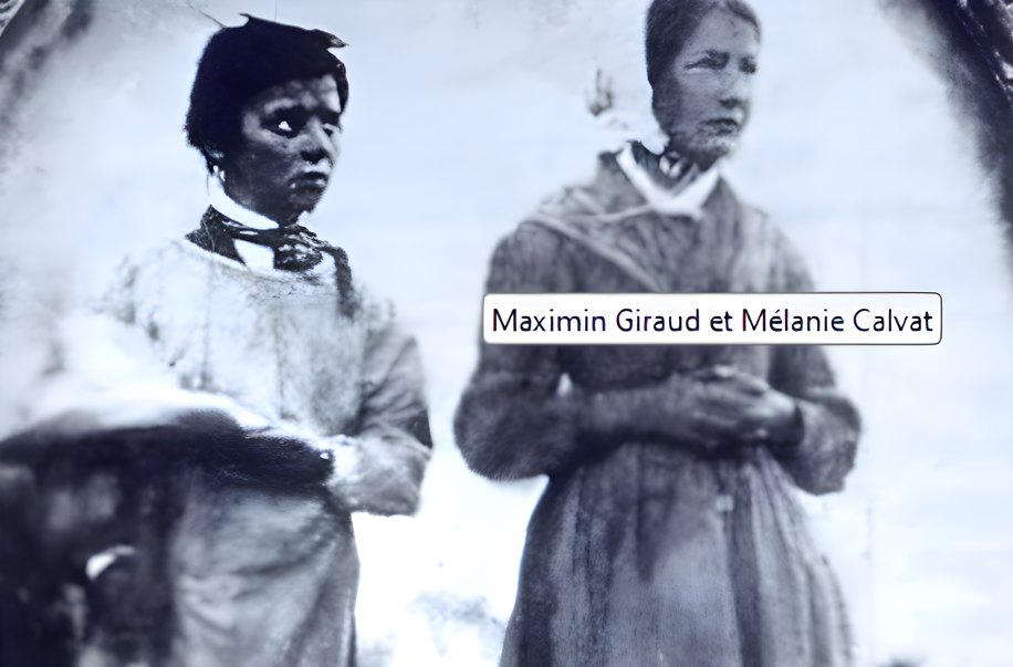 Maximin Giraud et Mélanie Calvat